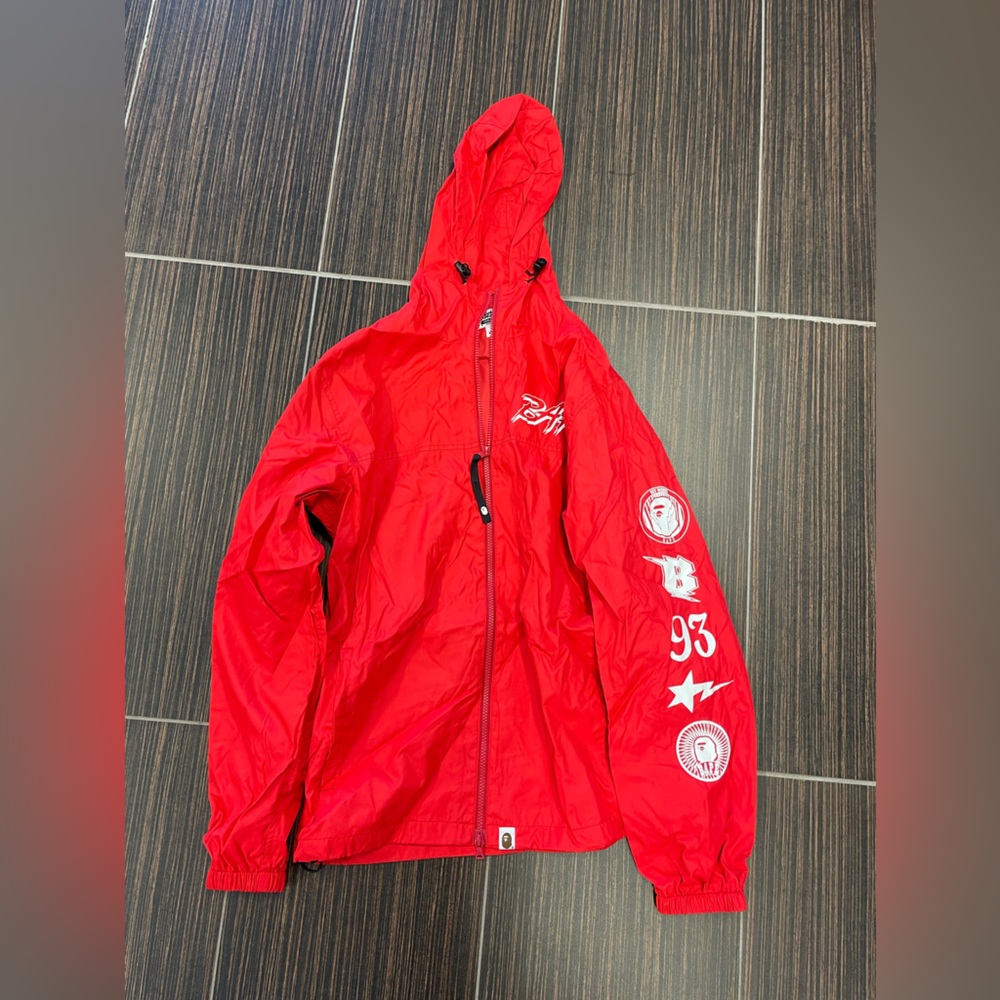 A Bathing Ape Zip Up Hooded Jacket (BAPE)